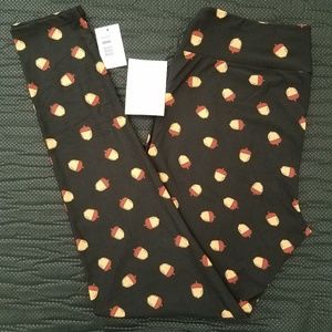 Lularoe TC Tall and Curvy leggings Acorn